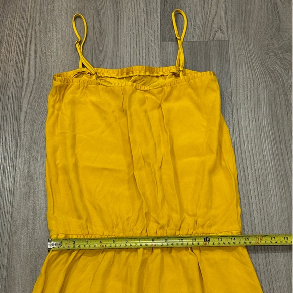 Ba&sh Bash Heline Midi Dress Yellow Curry Pullover Sundress Women’s Size S/1 - Picture 9 of 13